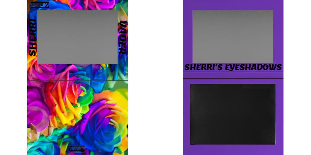 Custom Extra Large Z Palette - Magnetic Makeup Palette for Eyeshadows & Blush - Perfect for Makeup Artists & Travel Organizers