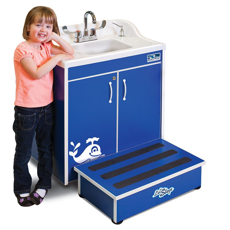 Ozark River Lil Step Booster - Adjustable 2-Step Folding Stool for Kids & Adults - Lightweight Portable Step Stool for Kitchen, Bathroom, Outdoor, and RV Use