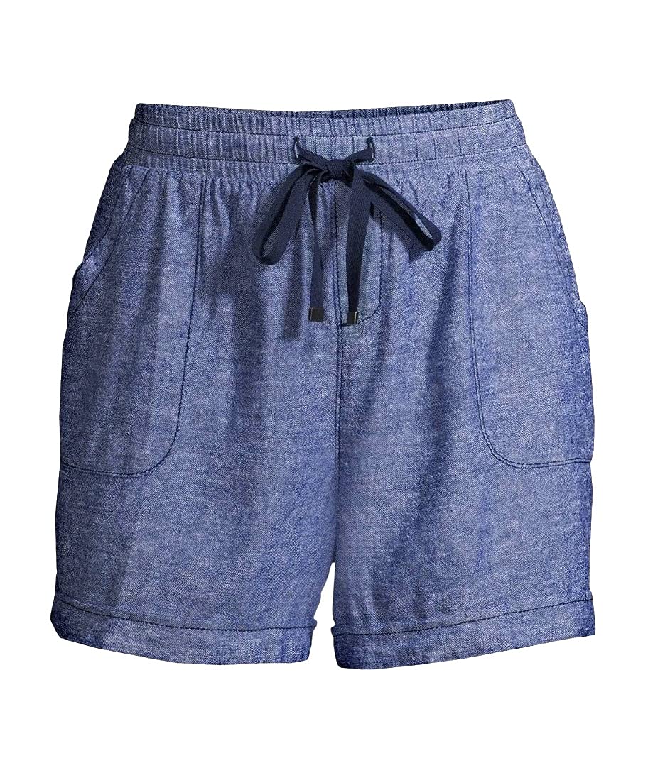 Time and Tru Women's Lined Shorts - Comfortable Stretch Fabric with Pockets | Perfect for Summer, Travel & Casual Wear