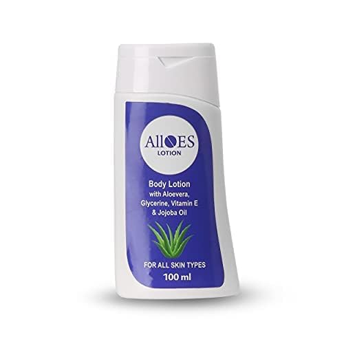 Vitamin E & Jojoba Oil Body Lotion with Aloe Vera - 100ml Deep Hydration for Dry Skin | Soothes, Moisturizes & Refreshes | Ideal for Daily Use, After Shower & Nighttime Skincare Routine