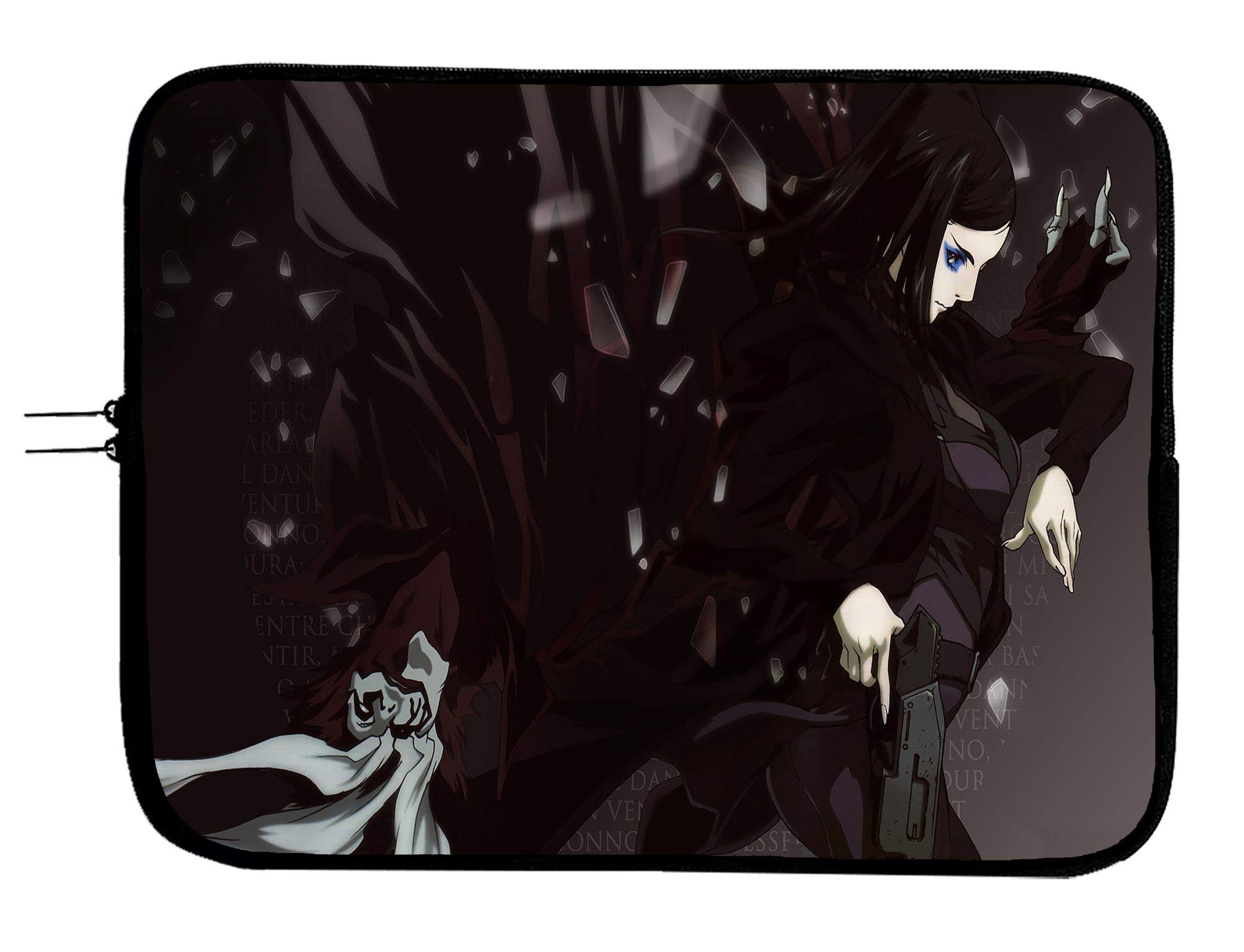 Ergo Proxy Anime Laptop Sleeve - 15 Inch Waterproof Neoprene Case for MacBook, Surface & Tablets with Matching Mousepad - Perfect for Work, School & Travel
