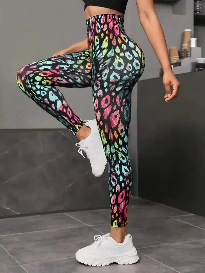 Tie Dye Seamless Yoga Pants for Women - High Waist Workout Leggings, Gym & Fitness Tights, Push Up Sports Clothing | Perfect for Yoga, Running & Casual Wear