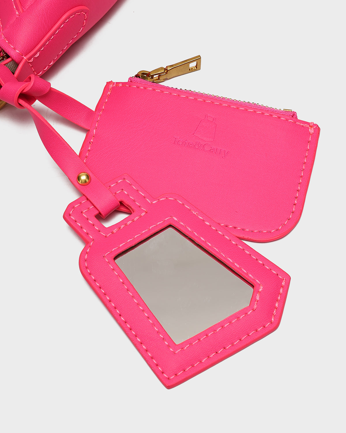 Stylish Neon Pink Shoulder Purse for Women - Trendy Crossbody Bag for Daily Use, Shopping & Travel Accessories