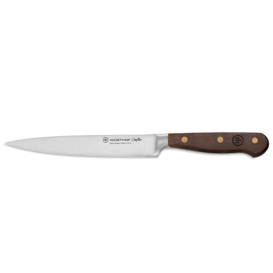 Wusthof Crafter 6-Inch Utility Knife - High Carbon Stainless Steel Kitchen Knife for Slicing, Chopping & Peeling - Perfect for Home Chefs & Professional Kitchens