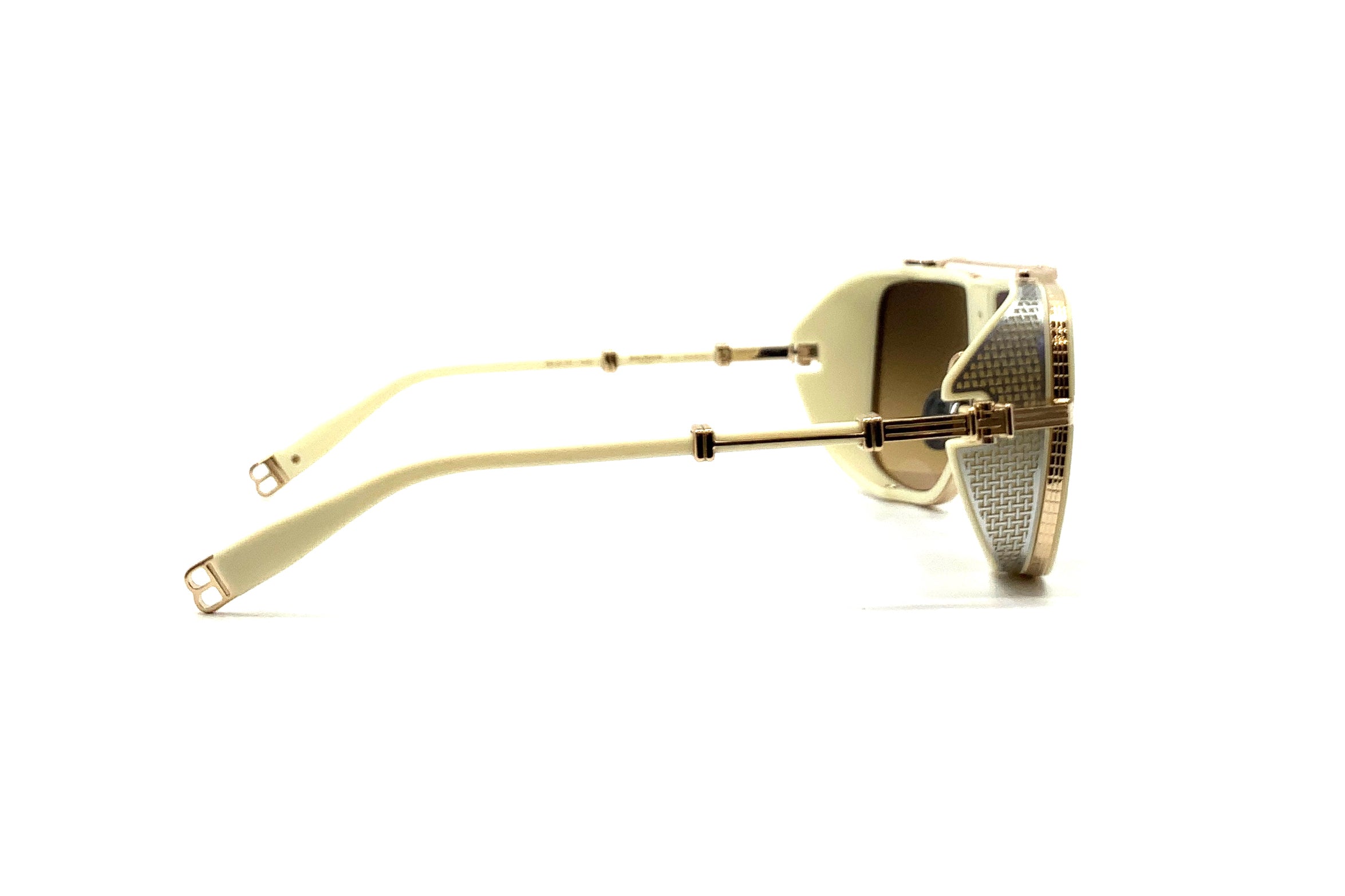 Balmain O.R. LTD Bone Hair Clip - White Gold, Matte Bone & Gold Hair Accessories for Women | Perfect for Weddings, Parties & Everyday Styling