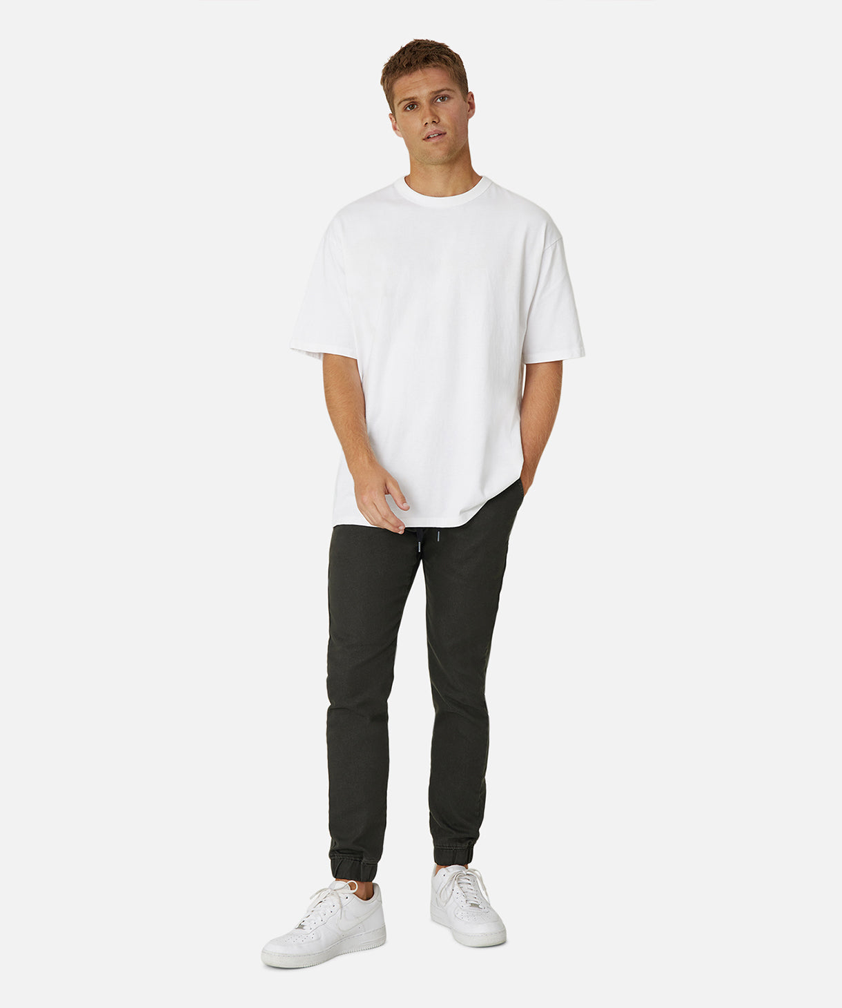 The Drifter Chino Pant for Men - Army Green | Comfortable & Stylish Casual Pants for Work, Travel & Everyday Wear