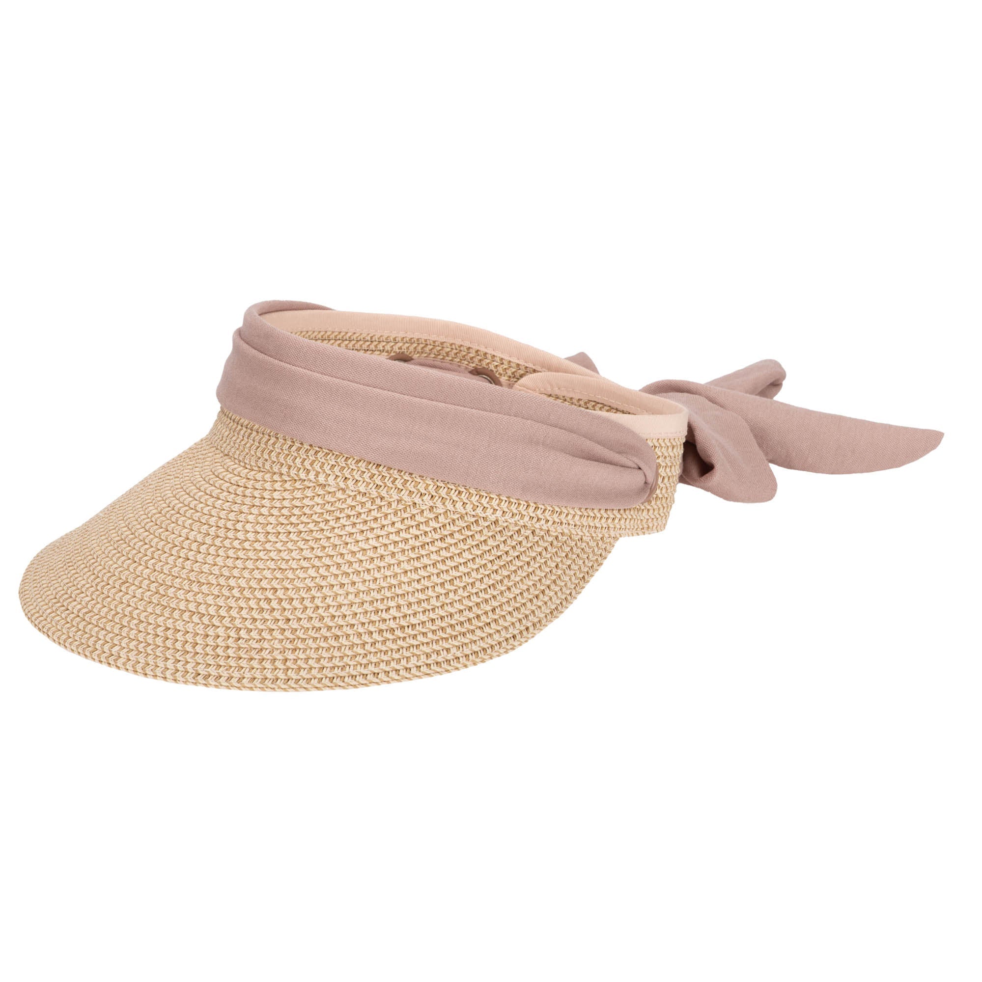Women's Ultrabraid Visor with Adjustable Wrap-Around Tie - Sun Protection Hat for Running, Golf, Tennis & Outdoor Activities