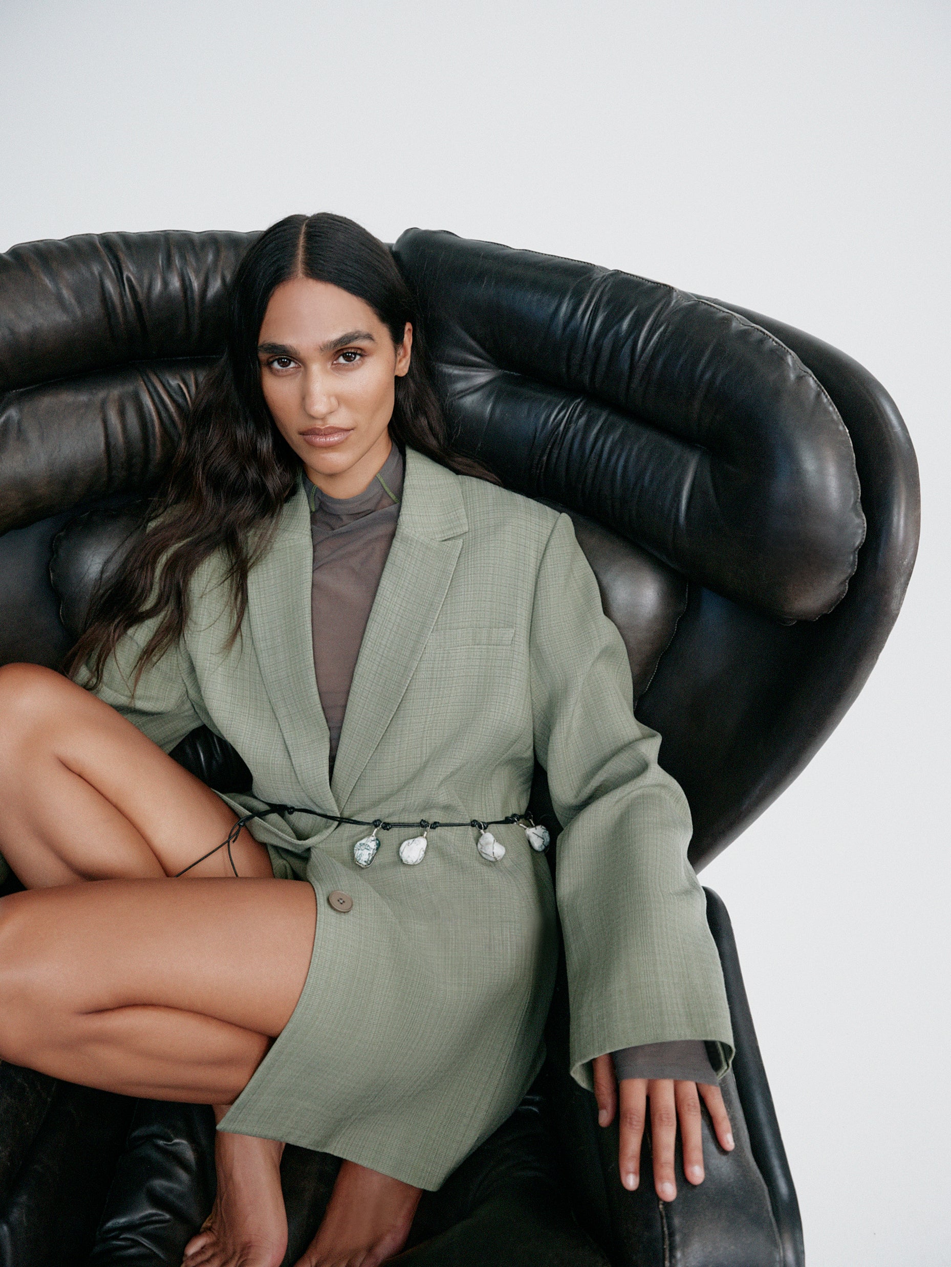 Evanthe Blazer Olive - Stylish Women's Casual Jacket for Work & Outfits | Perfect for Office, Travel & Everyday Wear