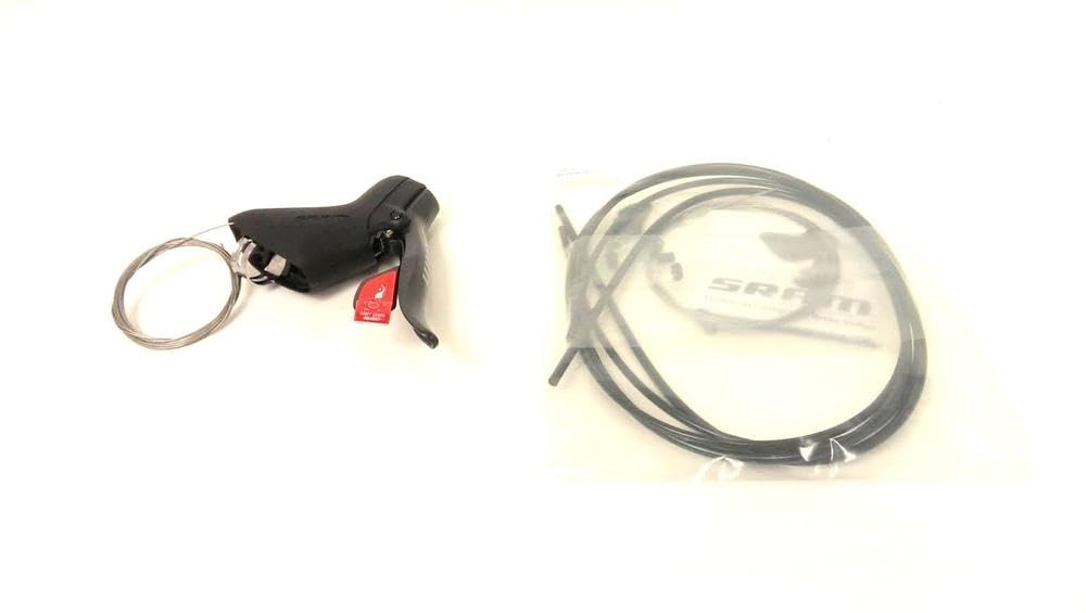 SRAM Rival 10-Speed DoubleTap Right Shift/Brake Lever with Carbon Fiber Blade - Compatible with Road Bikes, Perfect for Cyclists Seeking Precise Shifting and Lightweight Performance