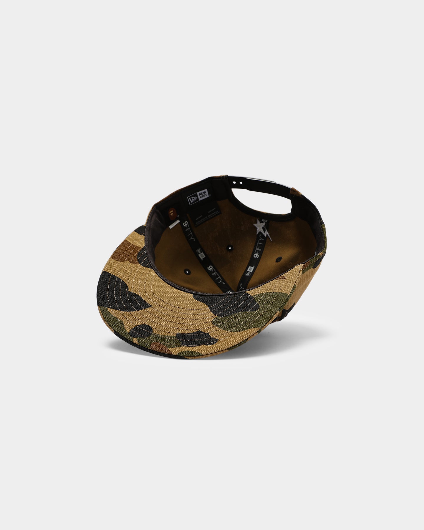 Bape X New Era 1st Camo 9FIFTY Snapback Hat - Green Camouflage Baseball Cap for Men & Women - Perfect for Streetwear Fashion and Hip Hop Style