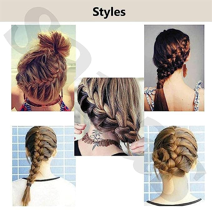 French Hair Styling Clip Stick - 2 Pack Bun Maker Braid Tool for Women | Hair Accessories for Twists, Plaits & Zigzag Updos | Perfect for Weddings, Parties & Everyday Styling