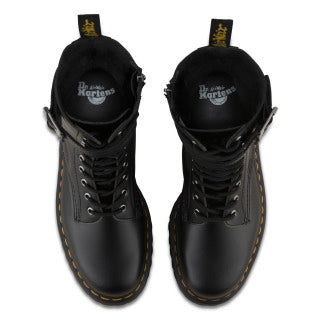Caspian Alt Black Smooth Boots for Men - Waterproof Leather Ankle Boots with Slip-Resistant Sole - Perfect for Hiking, Work & Outdoor Activities