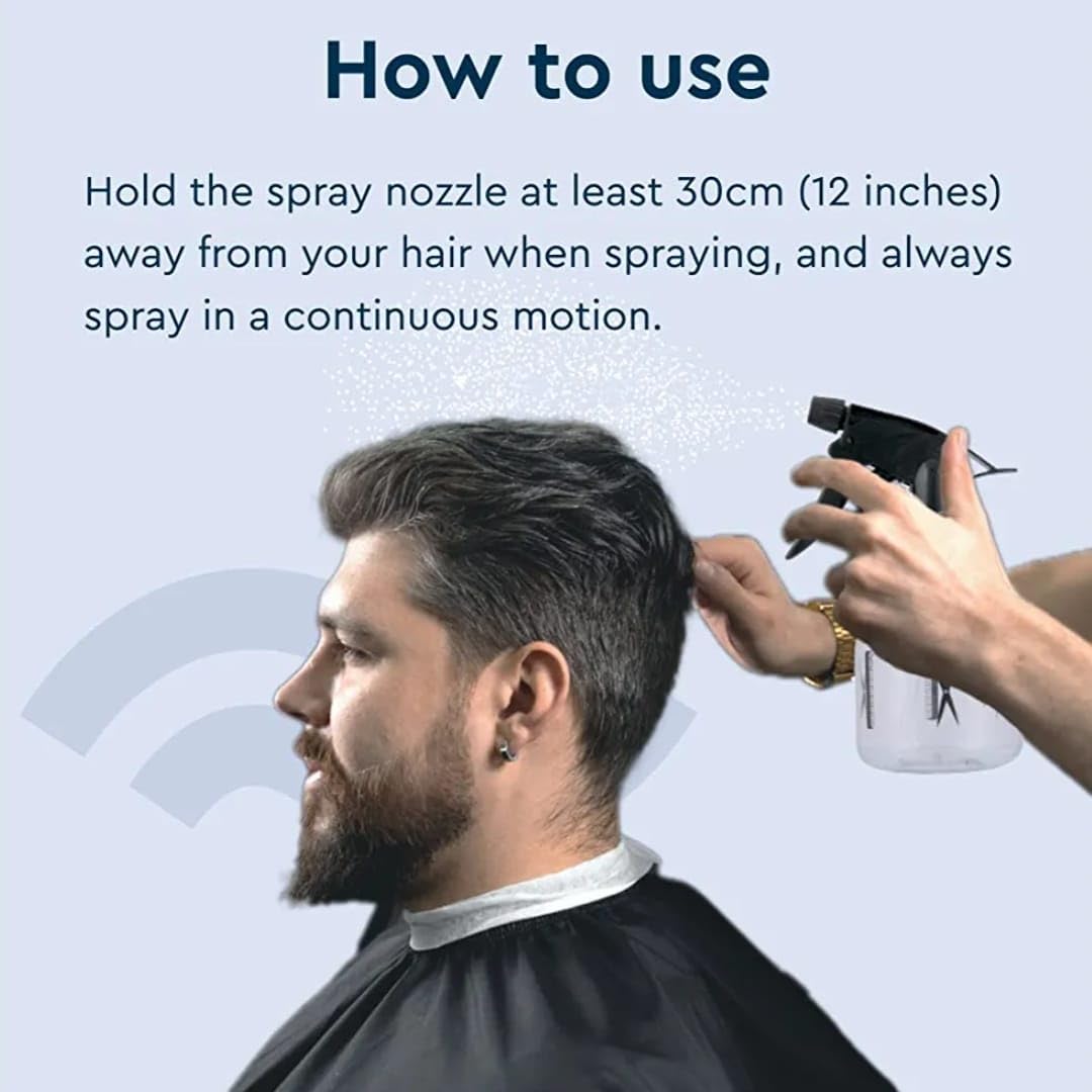 Best Hair Spray Bottle - Transparent Multi-Use Spray Bottle for Hair Care, Cleaning & Gardening | Refillable Plastic Sprayer for Styling, Plants & Household Use
