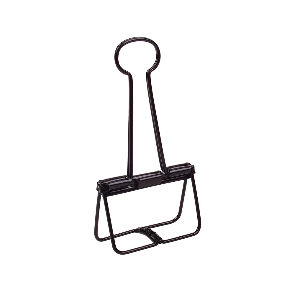 2021 Metal Water Drop Paper Clip Holder Dispenser - X-Large 1.18 Inch Office Organizer (10 Pack, Black) | Perfect for Office Supplies, School Stationery & Home Organization