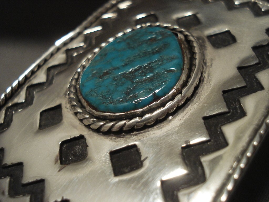 73 Gram Vintage Navajo Turquoise Native American Silver Ring - Duel Finger Design for Women & Men, Perfect for Boho Fashion, Western Style & Gift Giving