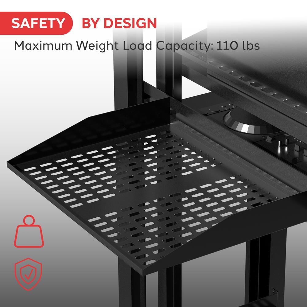 Heavy Duty Server Rack Mounting Tray - 1U/2U Universal Slide Rail Kit for Network Equipment | Perfect for Data Centers, Server Rooms & IT Infrastructure Installations