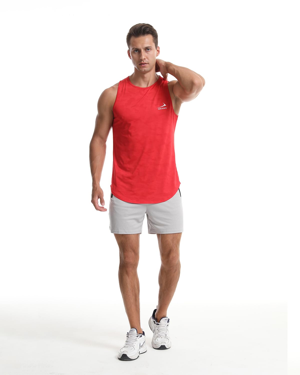 Men's Quick-Dry Workout Tank Top - Muscle Fitness Bodybuilding Running Sleeveless Shirt for Gym, Training & Outdoor Sports