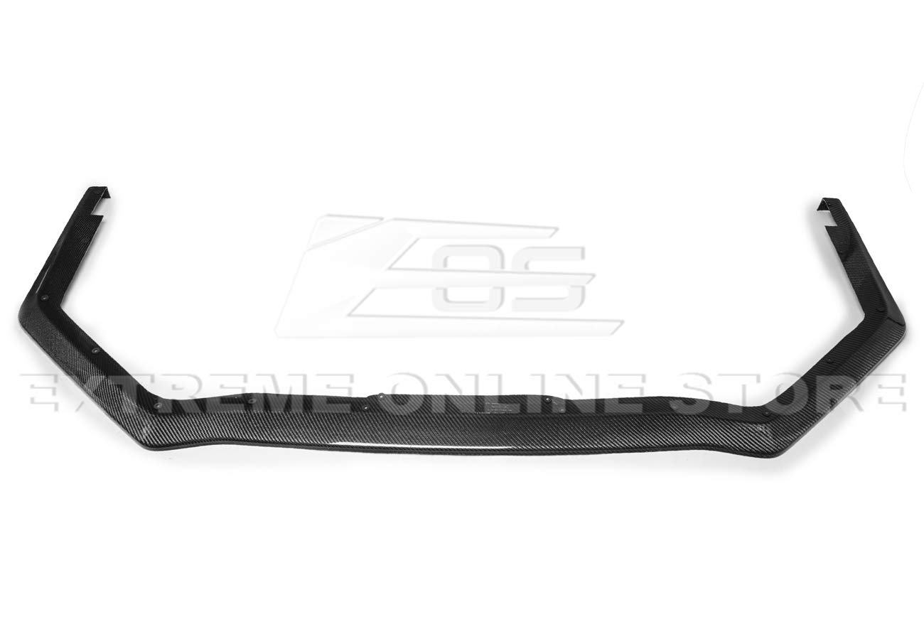 2018-2021 Subaru WRX & STi JDM HT Style Carbon Fiber Front Bumper Lip Splitter - Replacement Lower Spoiler for Enhanced Aerodynamics & Sporty Look - Perfect for Street Racing & Car Shows