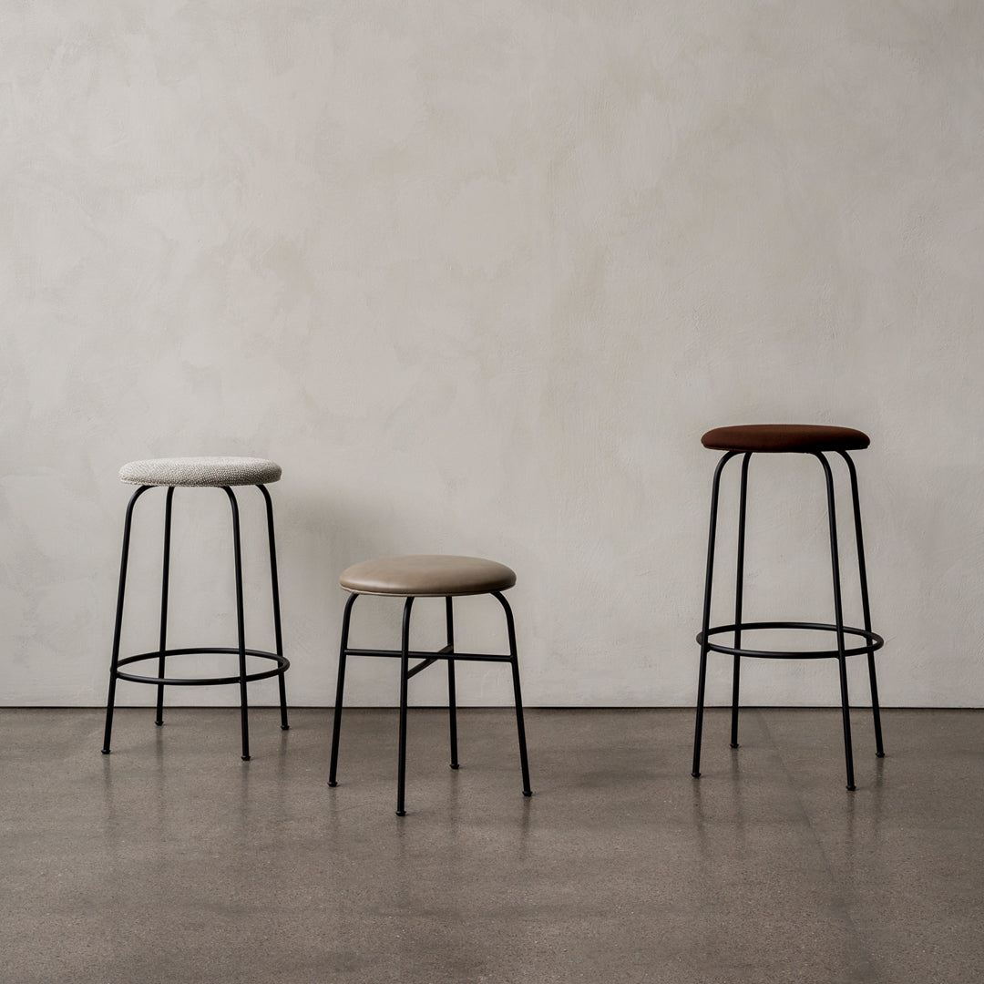 Afteroom Modern Counter Stool with Upholstered Seat - Stylish Bar Stool for Kitchen Island, Breakfast Nook & Home Decor