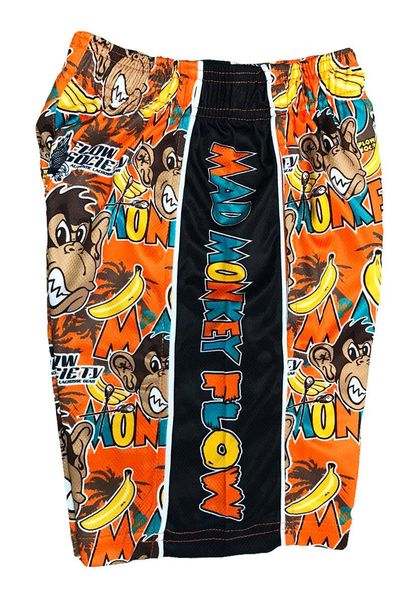 Boys' Mad Monkey Attack Shorts - Fun & Comfortable Kids' Activewear for Playtime, Sports & Outdoor Adventures