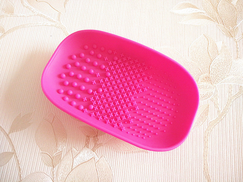 Premium Silicone Makeup Brush Cleaner Pad - Deep Cleaning Mat for Foundation, Eyeshadow & Cosmetic Brushes - Perfect for Home & Professional Makeup Artists