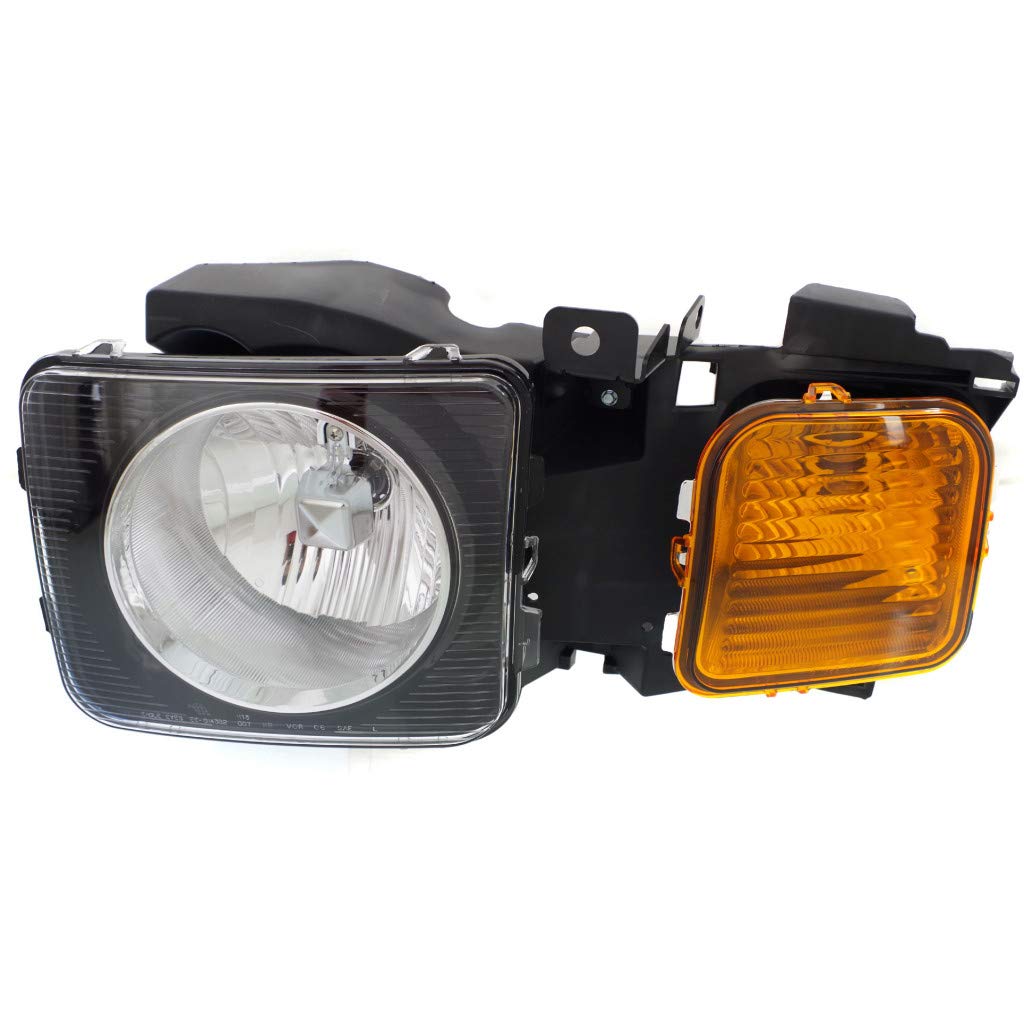 Hummer H3 Headlight Assembly Driver Side Halogen - Compatible with 2006-2010 Models | Replacement Part HU2502100 & 15951163 | Perfect for Night Driving & Off-Road Adventures