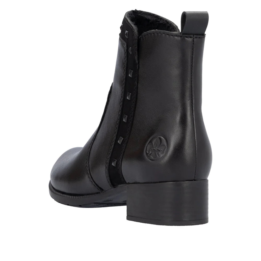 Rieker Women's Comfortable Black Casual Shoes 78657 - Perfect for Work, Walking & Everyday Wear