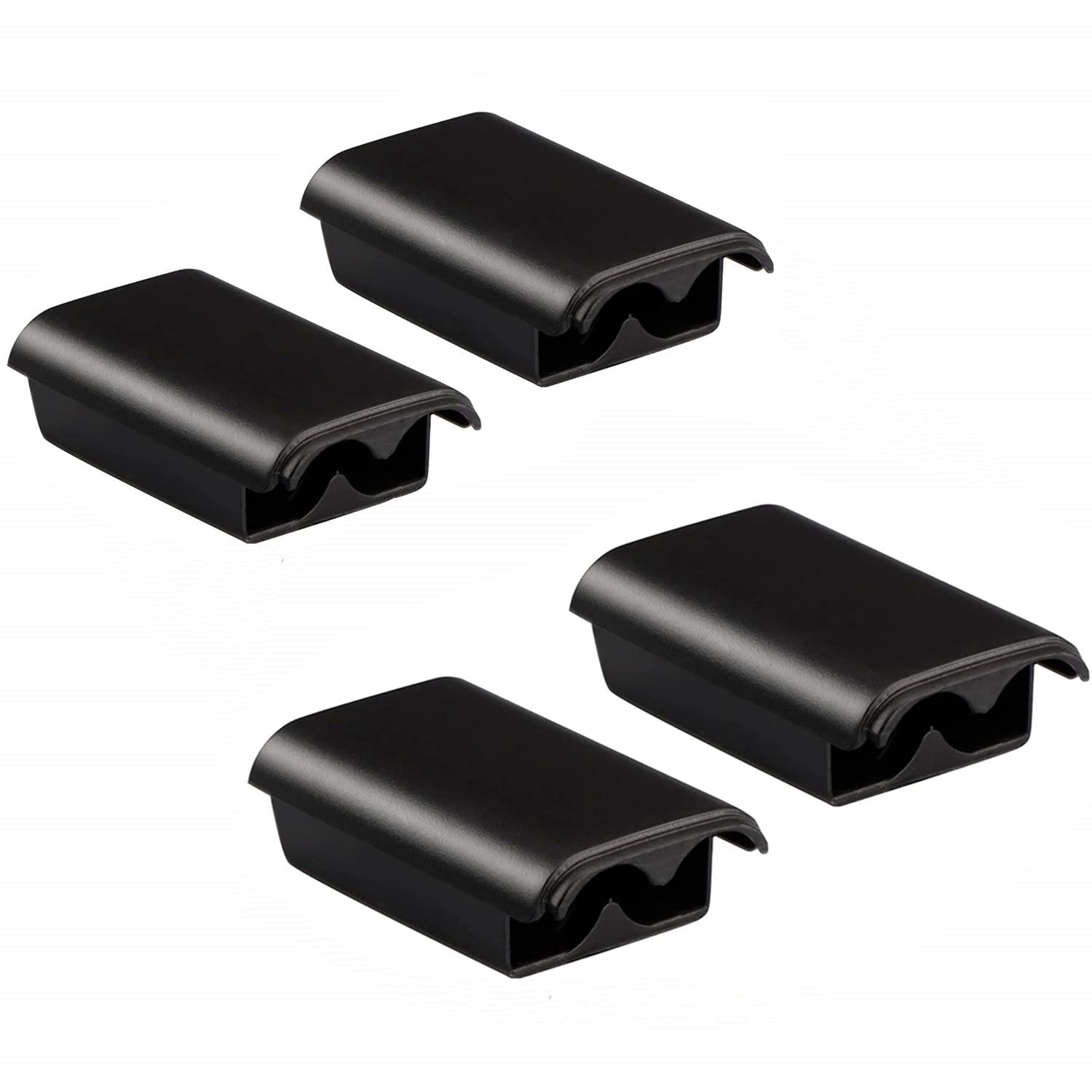 4 Pack Battery Cover for Microsoft Xbox 360 Wireless Controller - Replacement Battery Door Case - Perfect for Gaming, Travel & Storage Protection