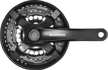 Shimano FC-TY501 Durable Mountain Bike Crankset - High-Performance Bicycle Cranks for MTB & Trail Riding | Perfect for Off-Road Cycling & Mountain Adventures