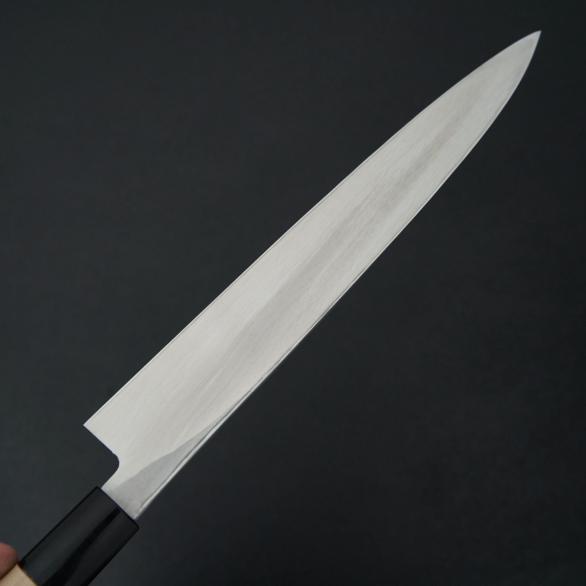 Premium Hitohira Gorobei White #3 Yanagiba 240mm Japanese Sushi Knife with Ho Wood Handle - Perfect for Sushi Chefs & Professional Japanese Cuisine Preparation