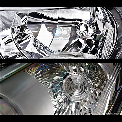 2011-2016 Chevy Cruze Black Crystal Clear Headlights & Signal Lamps - Factory Style Replacement - Perfect for Night Driving & Car Customization