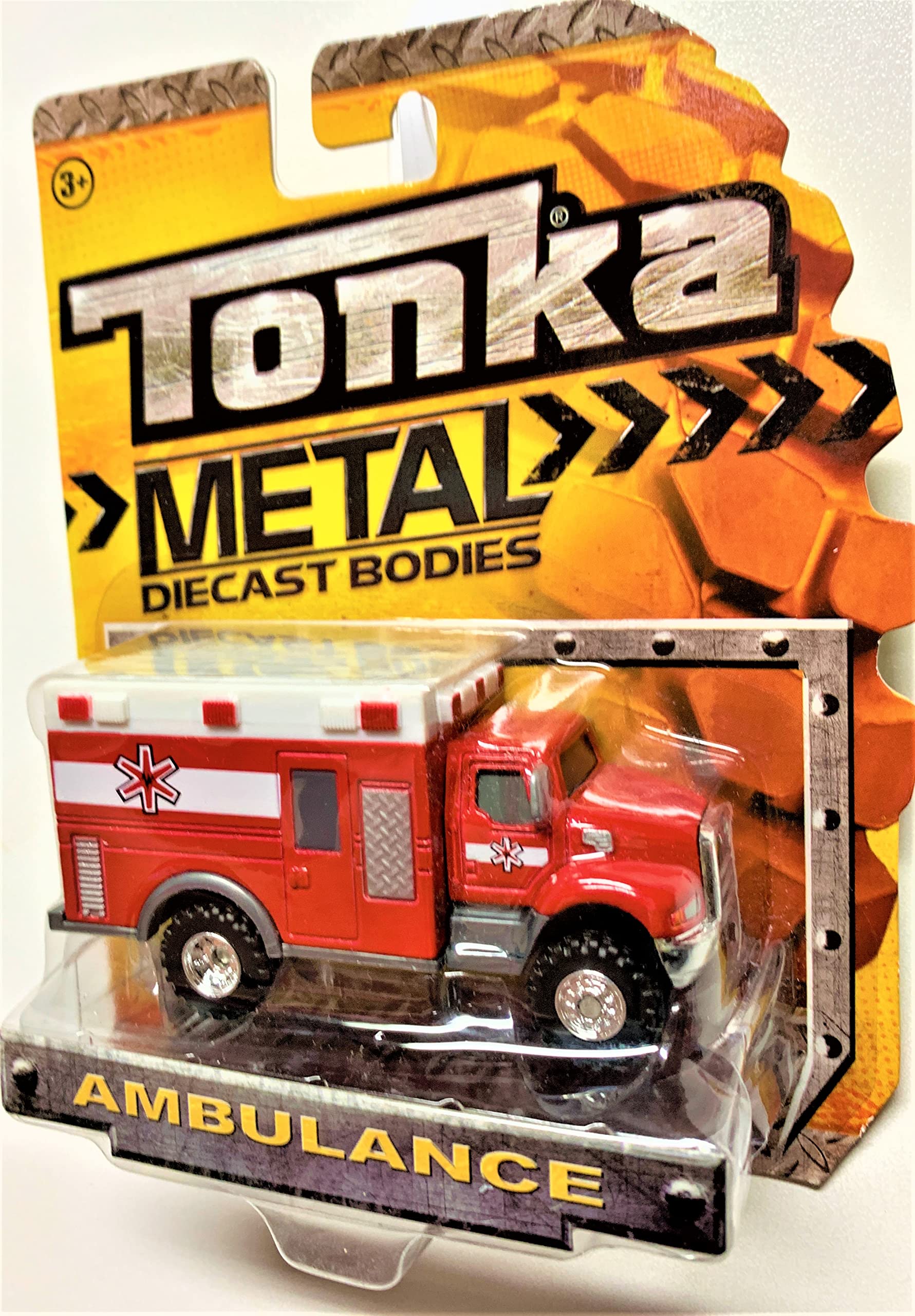 Tonka Metal Ambulance Toy - 1:50 Scale Die-Cast Model Car (4-5