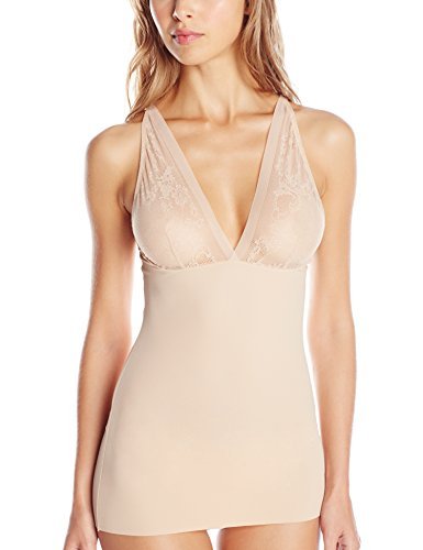 Body Beautiful Shapewear for Women - Lightweight Smooth & Silky Slimming Camisole with Adjustable Straps & Lace Trim | Perfect for Everyday Wear, Special Occasions & Postpartum Recovery