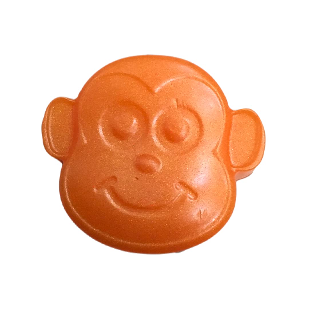 Jungle Theme Monkey Shaped Soap for Kids - Handmade Natural, Paraben & SLS Free, 75g Assorted Fragrance - Perfect for Bath Time Fun & Gentle Skin Care