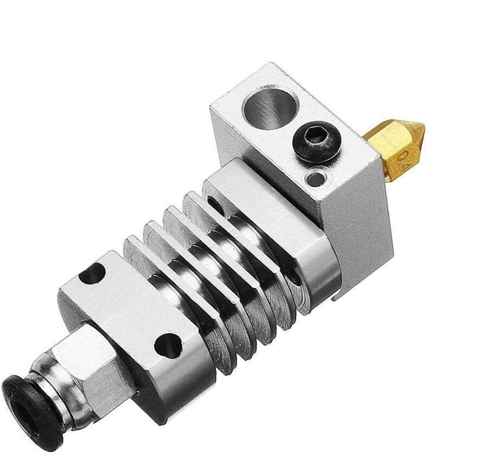 1.75mm V6 All Metal J-Head Hotend Extruder Kit with Heating Tube - Compatible with CR10/CR8 3D Printers | High-Performance 3D Printer Accessories for Smooth Printing | Ideal for DIY 3D Printing Projects and Professional Use