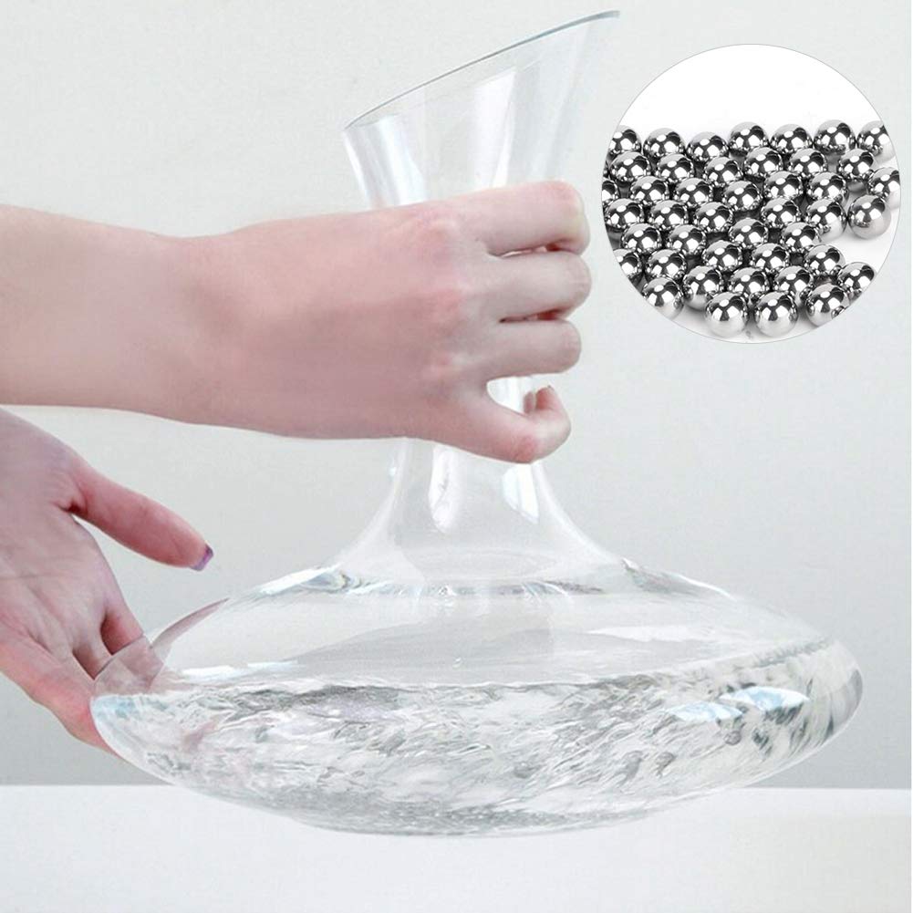 300Pcs 4mm Stainless Steel Cleaning Beads for Wine Decanter, Tea Pots & Bottles - Perfect for Home Bar, Kitchen & Dishwashing Accessories