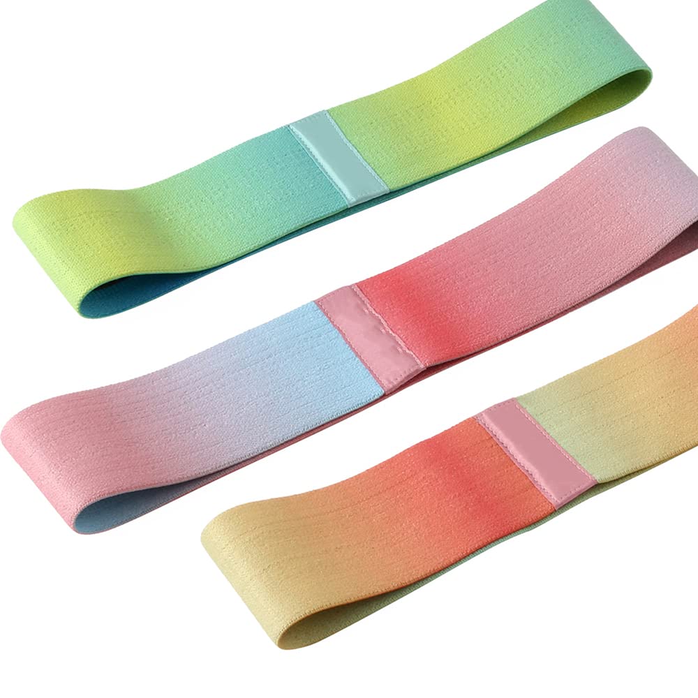 Premium Fabric Resistance Bands Set - High Stretch Booty Bands for Yoga, Fitness & Home Workouts | Glute Loop Bands for Strength Training & Toning | Perfect for Gym, Pilates & Physical Therapy