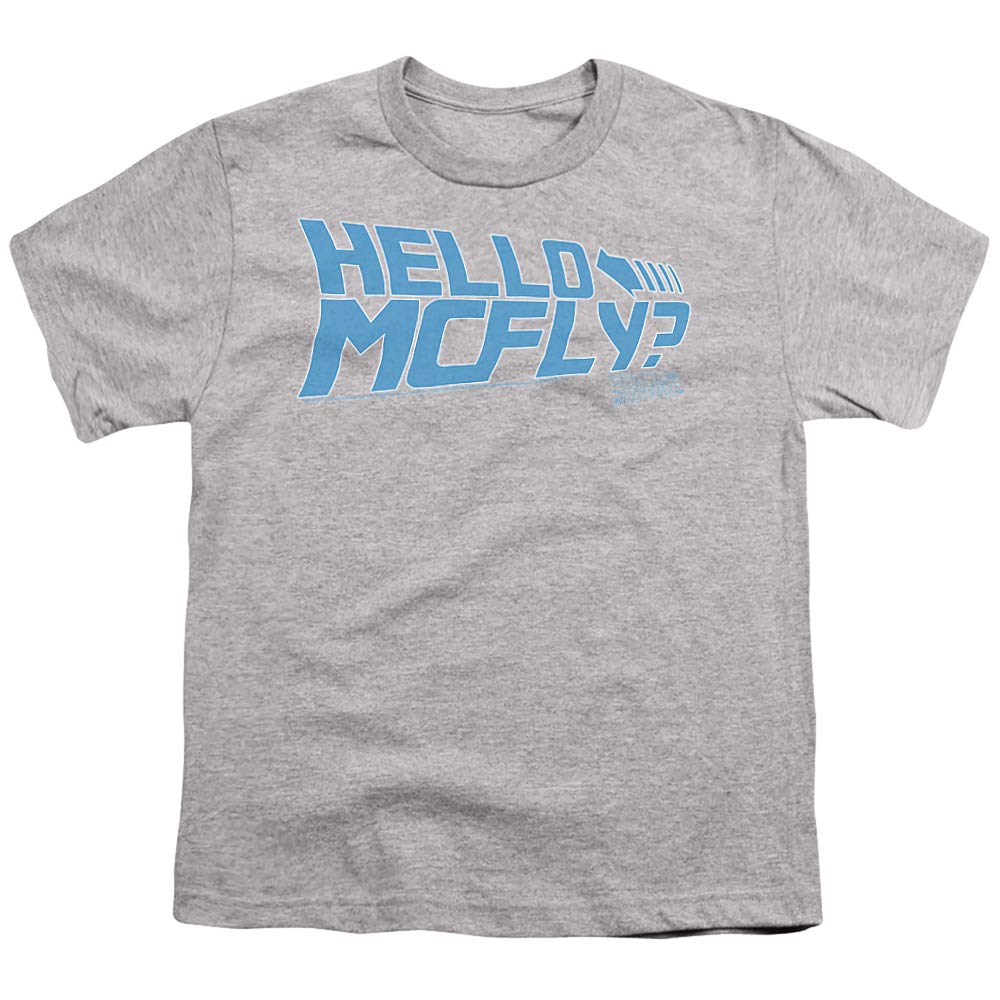Back to The Future Hello McFly Unisex Youth T-Shirt | 80s Movie Fan Gift | Casual Wear for Teens & Kids