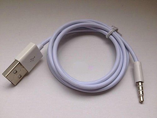 Original Beats By Dre Studio Wireless Headphones Replacement USB Charger Cable - 3.5mm Audio & Charging Cord (White) | Perfect for Home, Office & Travel Use