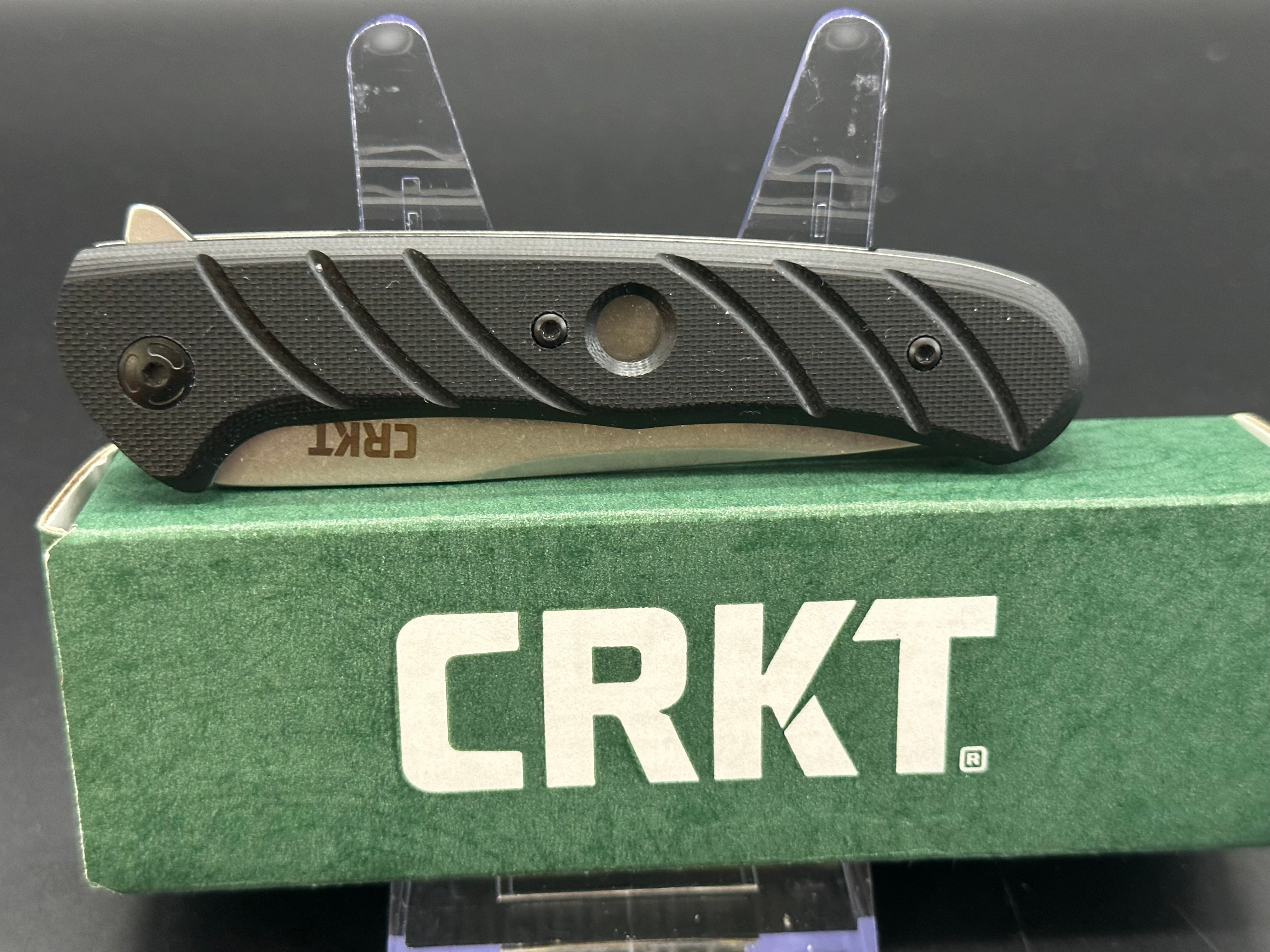 CRKT Intention Folding Pocket Knife - EDC Tactical Knife for Camping, Hiking & Outdoor Survival | Razor Sharp Stainless Steel Blade & Ergonomic Grip