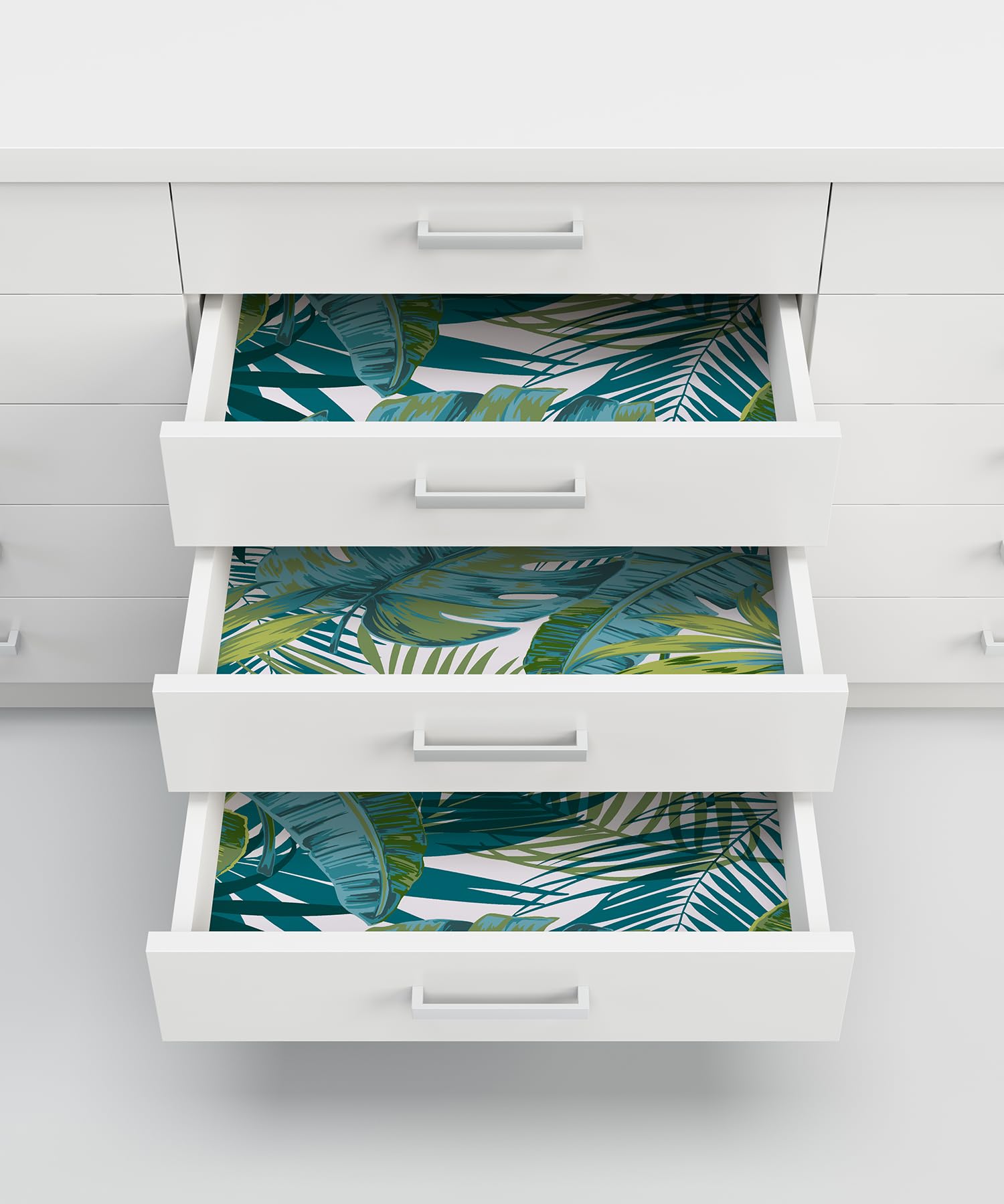 Bangalow Tropical Palm Peel and Stick Wallpaper - Self-Adhesive Removable Wallpaper for Home Decor, Bedroom, Living Room, Nursery - Easy to Install Tropical Leaf Design
