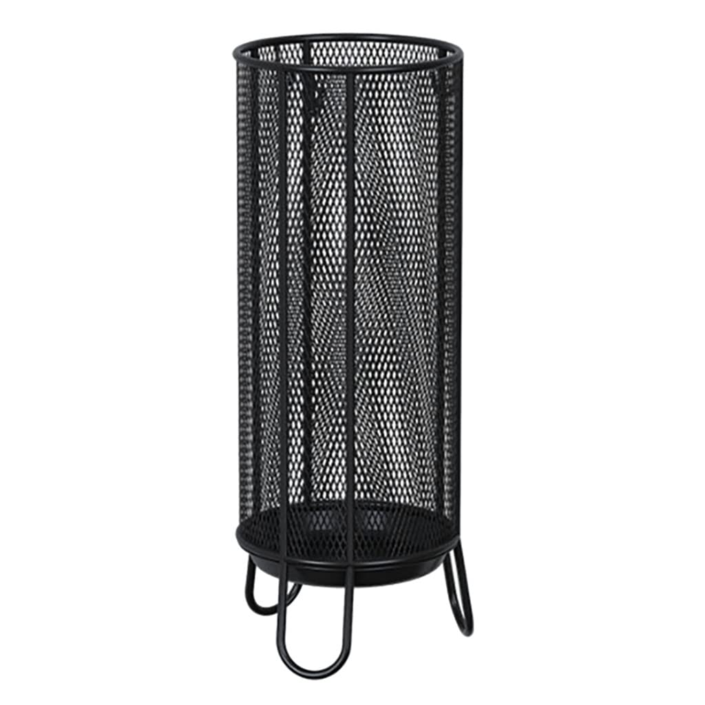 Premium Wrought Iron Umbrella Storage Rack for Hotels & Villas - Commercial Grade Door Bucket Organizer (Color A) - Perfect for Entryway, Poolside & Outdoor Umbrella Storage
