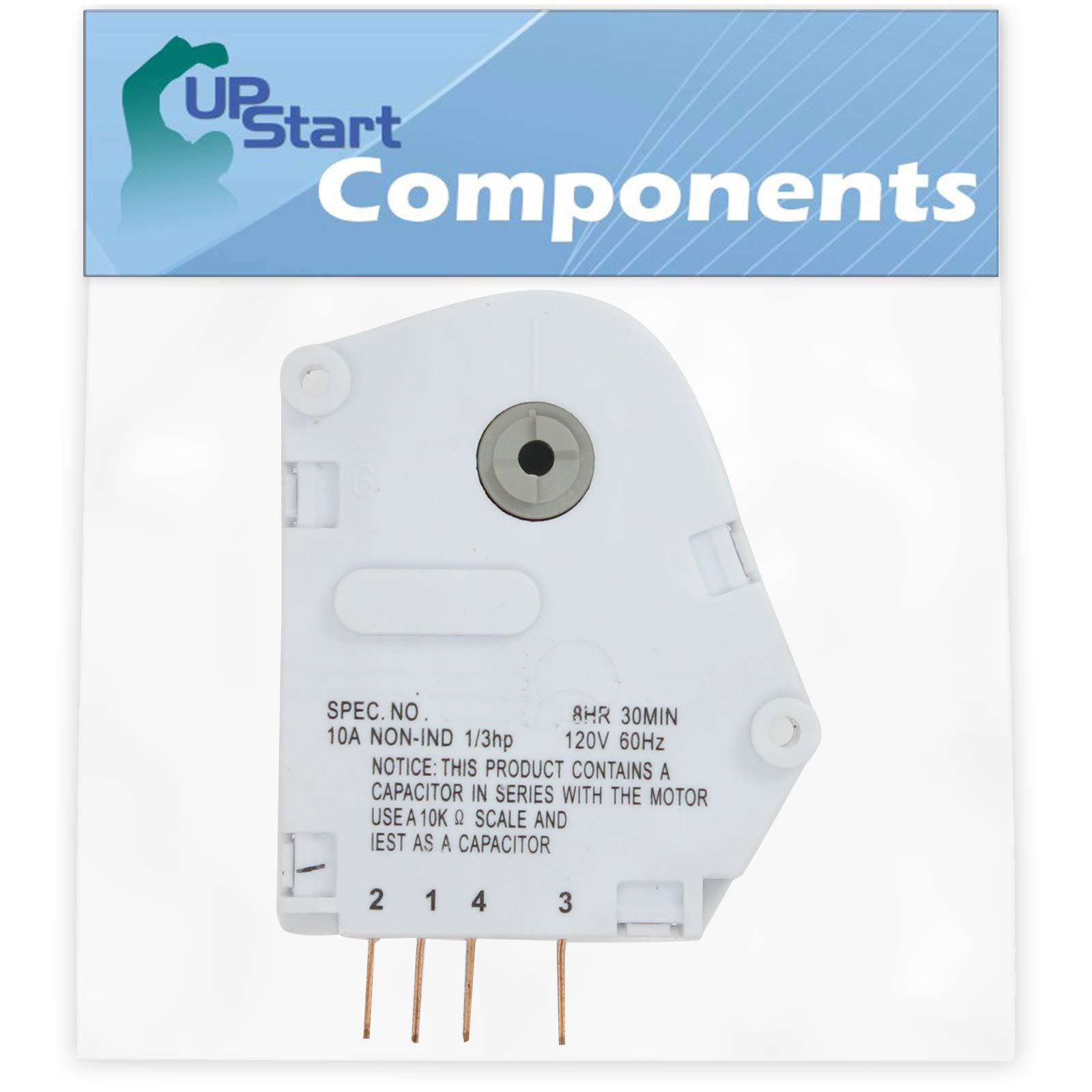 UpStart Components 215846602 Refrigerator Defrost Timer Replacement - Compatible with Kenmore/Sears 2537481340A & 215846602 Models - Perfect for Home Kitchen Appliance Repair & Maintenance