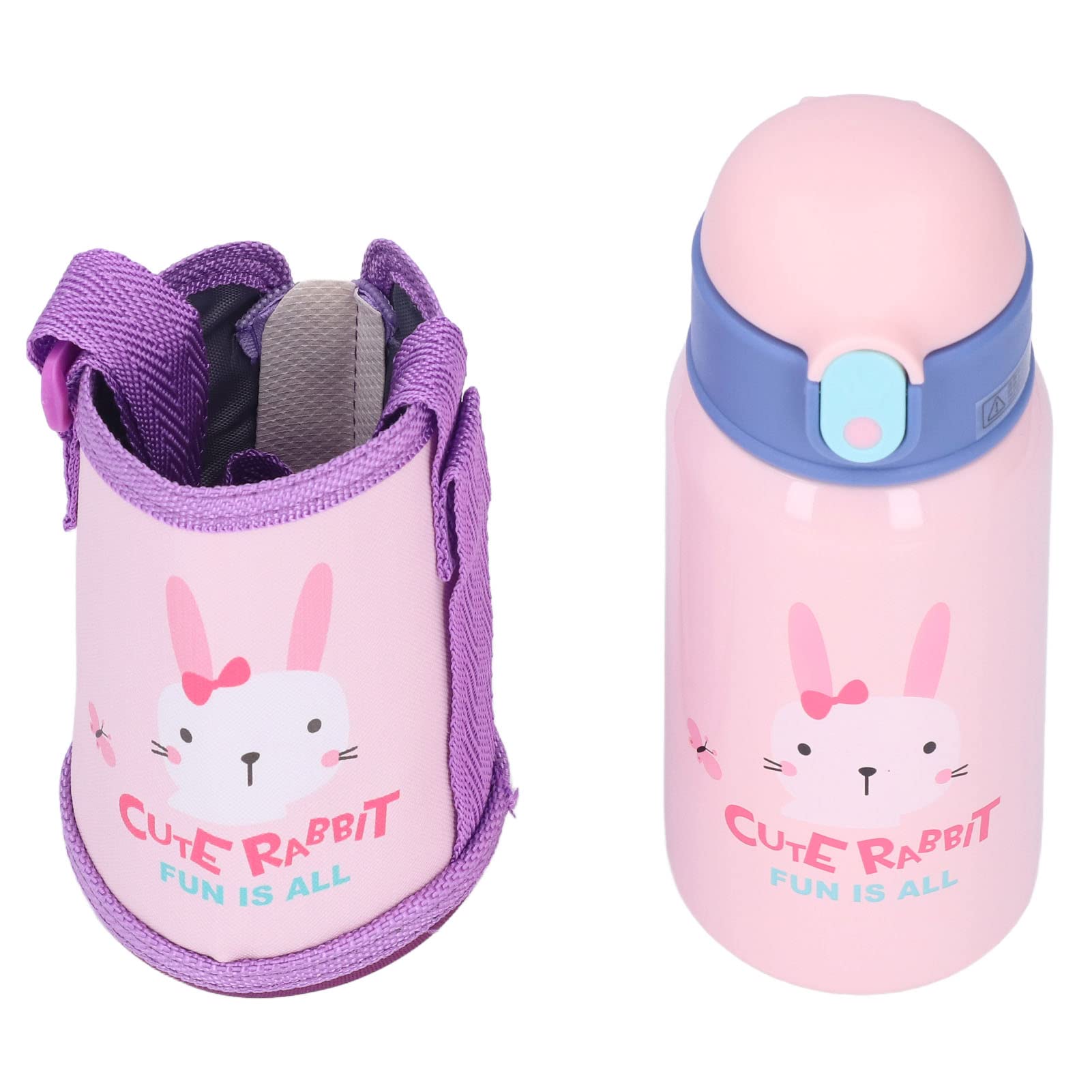Cartoon Animal Insulated Water Bottle - 304 Stainless Steel Vacuum Thermos for Kids, 400ml Leak-Proof Travel Mug with Cute Animal Designs - Perfect for School, Outdoor Activities and Daily Hydration