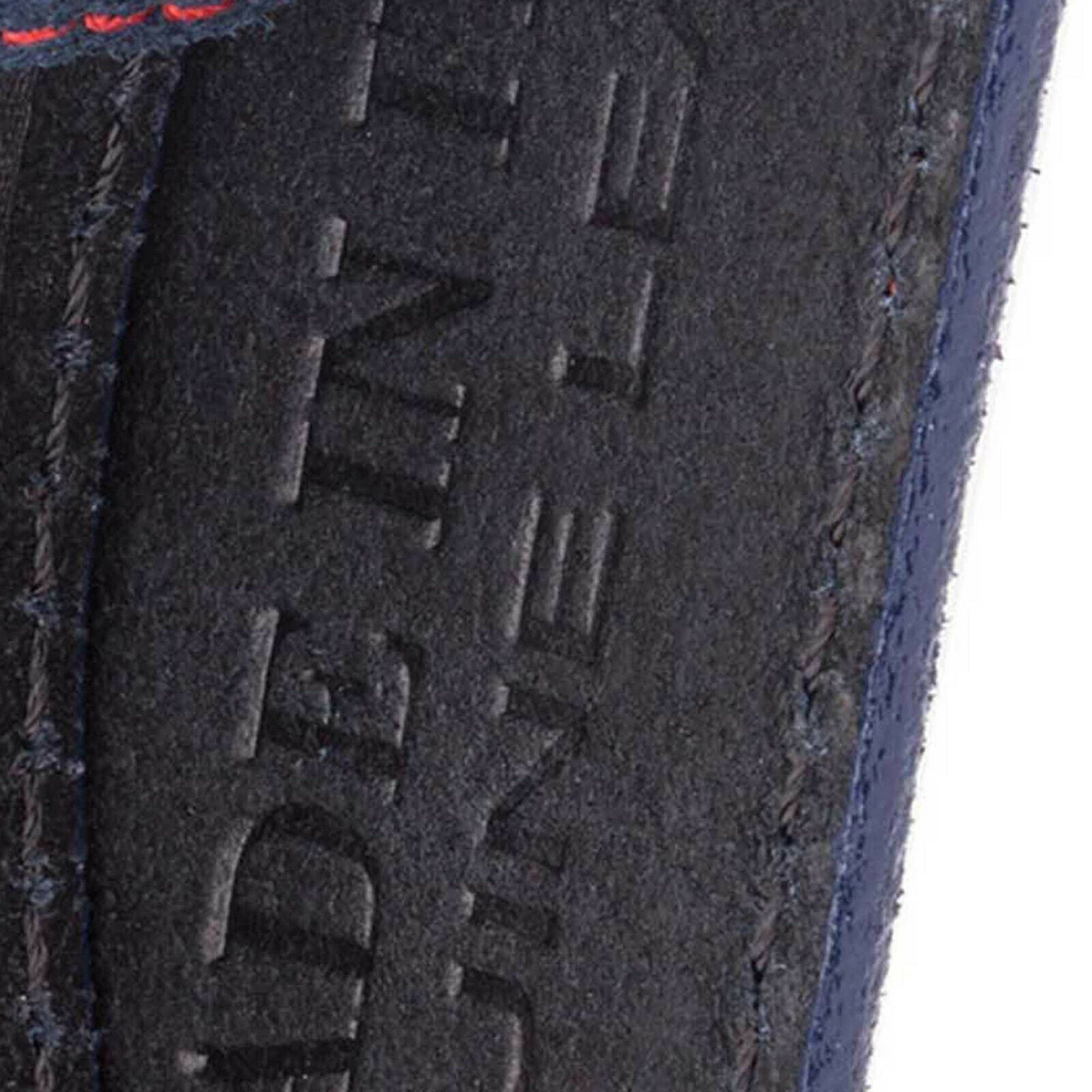 Ferragamo Replacement Belt Straps - 35mm Blue Suede with Red Stitch for Men | Dress Belt for Formal Wear & Business Attire