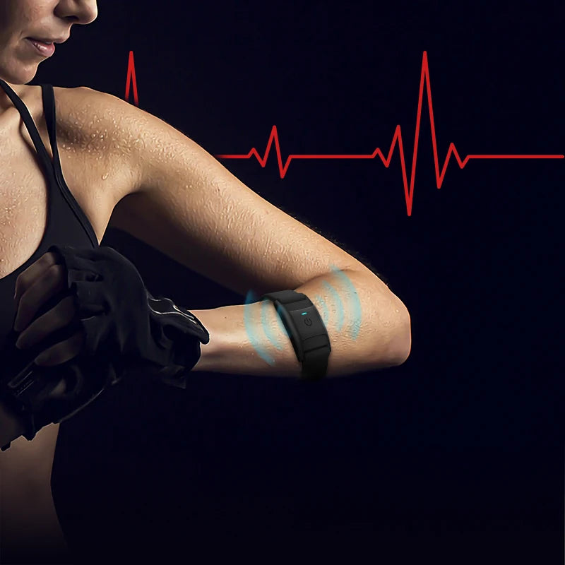 Waterproof Heart Rate Monitor Armband with Bluetooth 5.0 & ANT+ - IP67 Rated Fitness Tracker for Polar Wahoo - Ideal for Gym Workouts, Running, Cycling & Outdoor Sports
