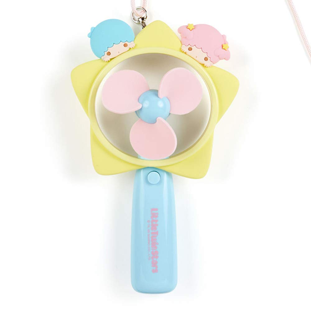 Littletwinstars Portable Handheld Fan - Mini USB Rechargeable Battery Operated Fan for Outdoor, Travel, Office & Home Use