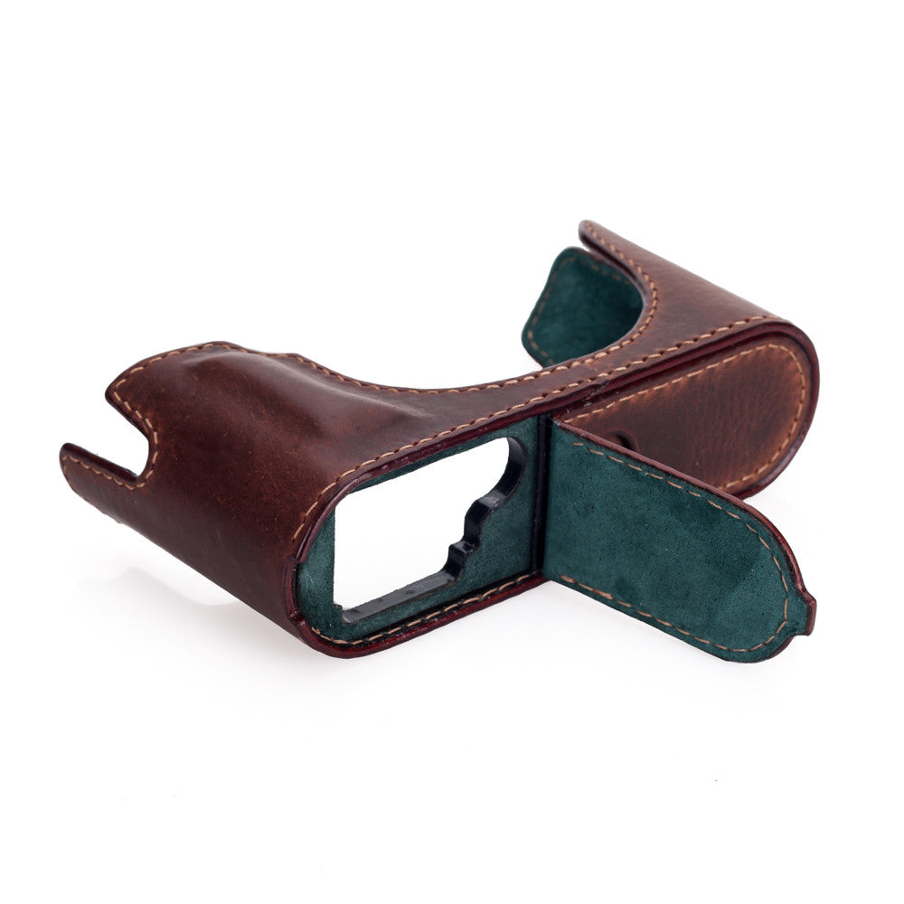 Arte di Mano M/M P (Typ 240) Open Style Half Leather Case with Battery Access Door - Premium Camera Protection for Leica M/M-P (Typ 240) - Perfect for Street Photography & Travel