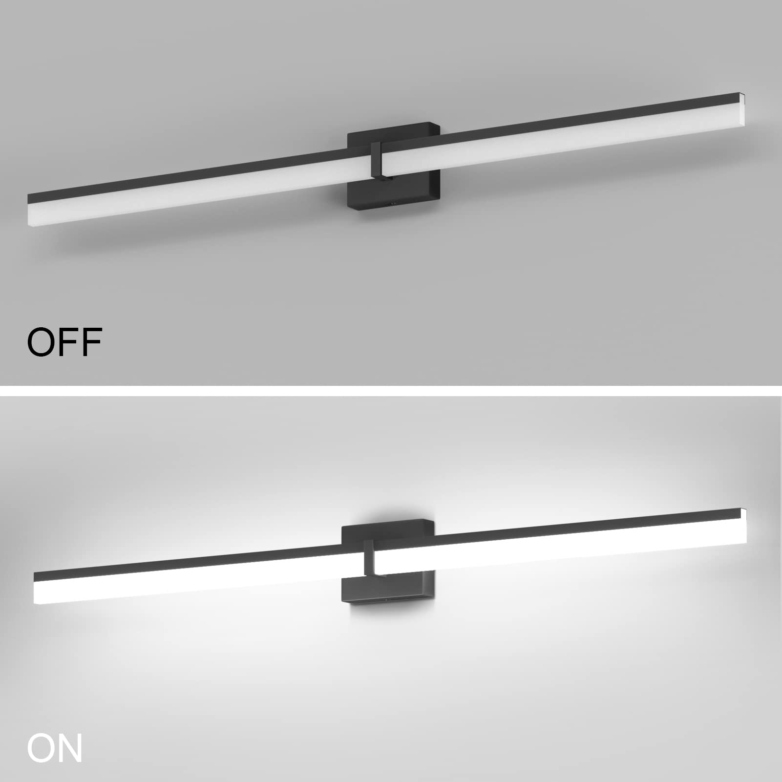 Tipace 47.2 Inch LED Vanity Light Fixture - Modern Bathroom Mirror Lighting with 5500K Daylight White - Perfect for Makeup, Shaving & Grooming Areas
