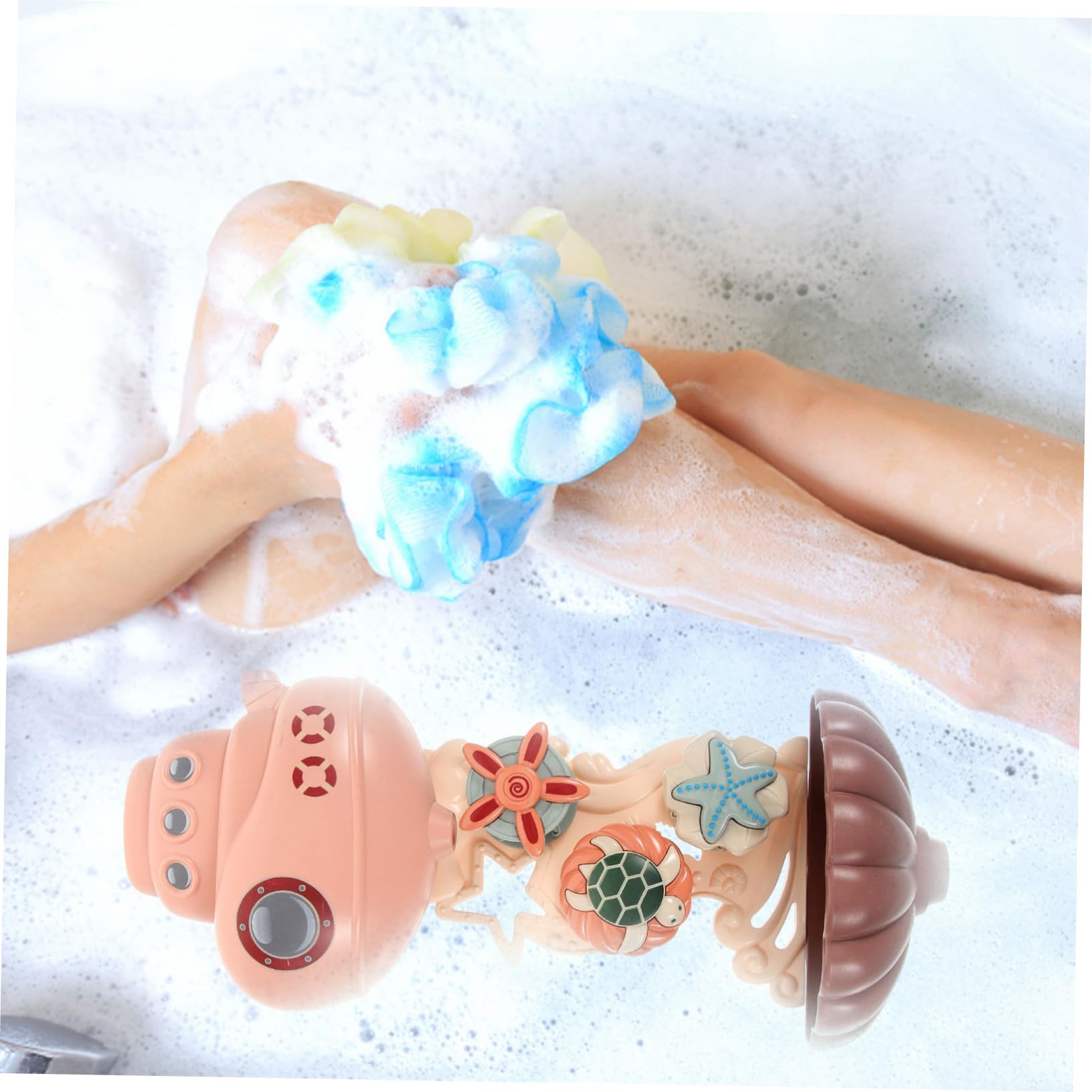 CORHAD Cartoon Bath Toys Set - Fun Water Play Toys for Kids, Toddler Bath Time & Pool Party (1 Set) | Safe, Non-Toxic ABS Material for Bathtub, Swimming Pool & Outdoor Water Activities